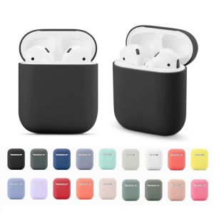 Buybuy אלקטרוניקה Soft Silicone Cases For Apple Airpods 1/2 Protective Bluetooth Wireless Earphone Cover For Apple Air Pods Charging Box Bags