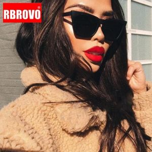 RBROVO 2020 Plastic Vintage Luxury Sunglasses Women Candy Color Lens Glasses Classic Retro Outdoor Travel Lentes De Sol Mujer