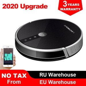 Buybuy אלקטרוניקה LIECTROUX C30B Robot Vacuum Cleaner Map Navigation,WiFi App,4000Pa Suction,Smart Memory,Electric WaterTank Wet Mopping Disinfect