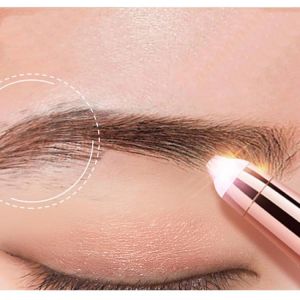 Buybuy קוסמטיקה  New Design Electric Eyebrow Trimmer Makeup Painless Eye Brow Epilator Mini Shaver Razors Portable Facial Hair Remover for Women