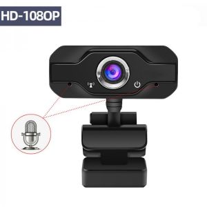 Buybuy אלקטרוניקה HD Webcam Built in Dual Mics Smart 1080P Web Camera USB Pro Stream Camera for Desktop Laptops PC Game Cam For OS Windows10/8